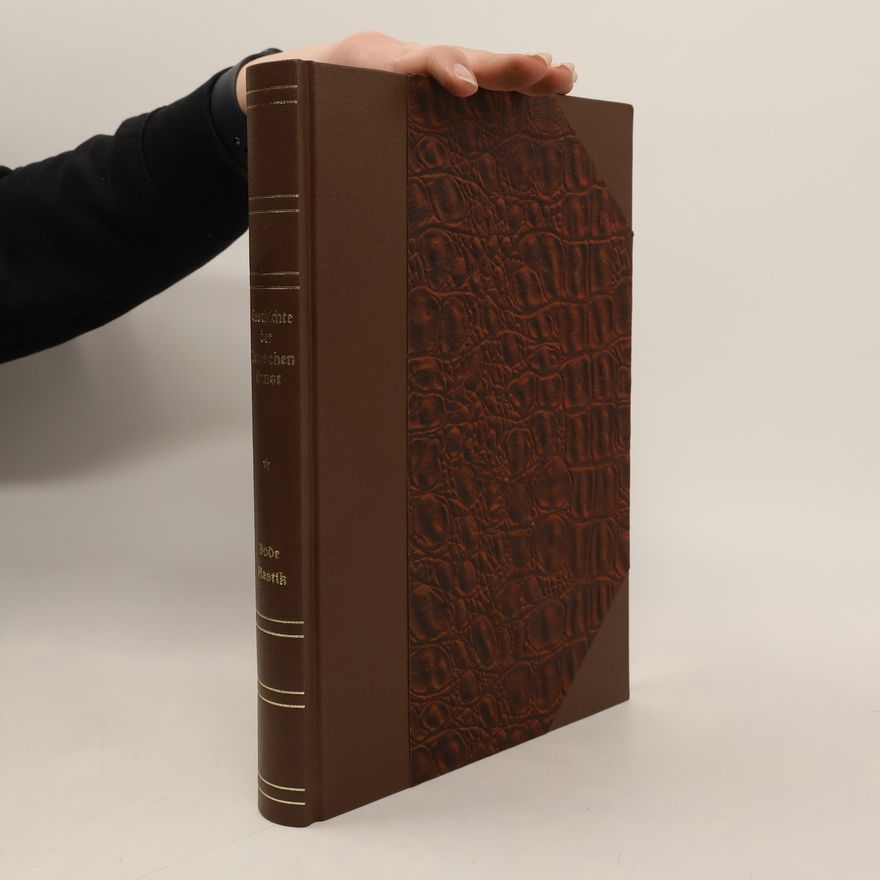 W. Bode Geschichte der Deutschen Kunst; vol II, Geschichte der Deutchen Plastik