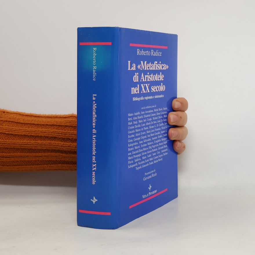 Anna Kelessidou Pubblicazioni del Centro di ricerche di metafisica: La Metafisica di Aristotele nel XX secolo