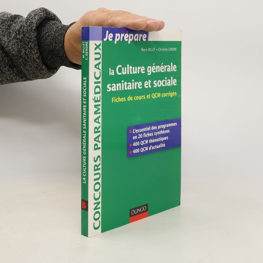 Christine Gendre La culture générale sanitaire et sociale