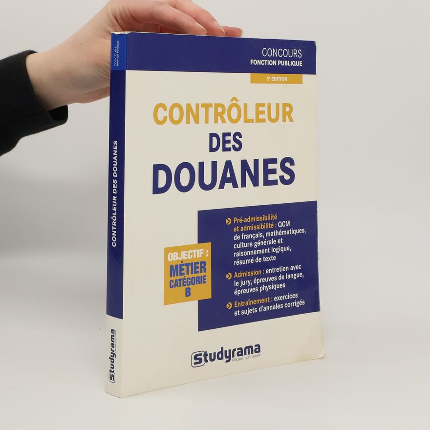 Marc Dalens Concours Fonction Publique: Contrôleur des douanes