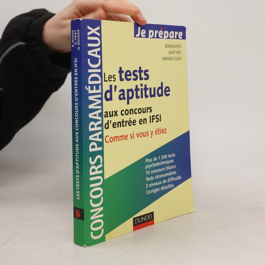 Benoît Priet Les tests d'aptitude aux concours d'entrée en IFSI