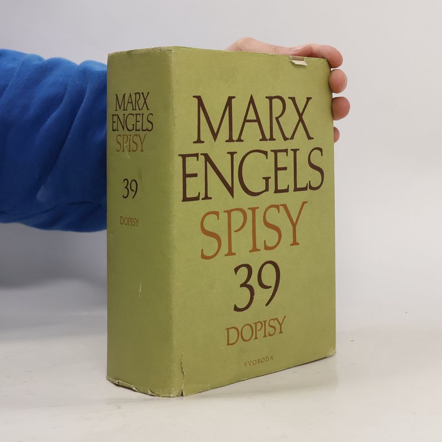 Karl Marx Marx, Engels. Spisy 39