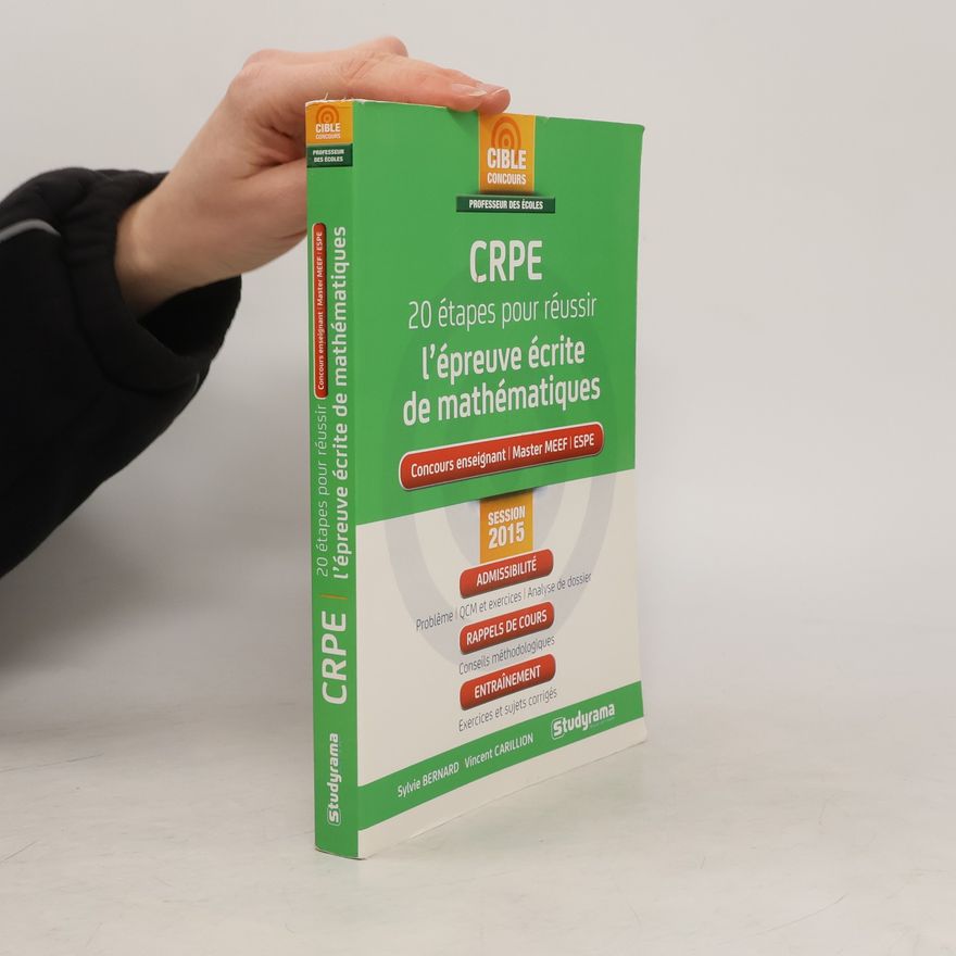Vincent Carillion CRPE 20 étapes pour réussir l'épreuve écrite de mathématiques