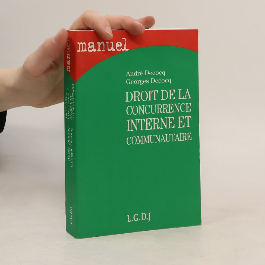 Georges Decocq Droit de la concurrence