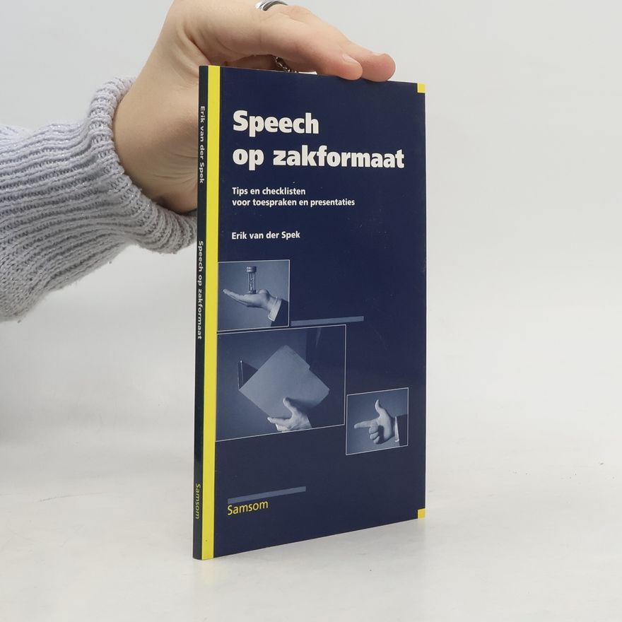 Erik van der Spek Speech op zakformaat