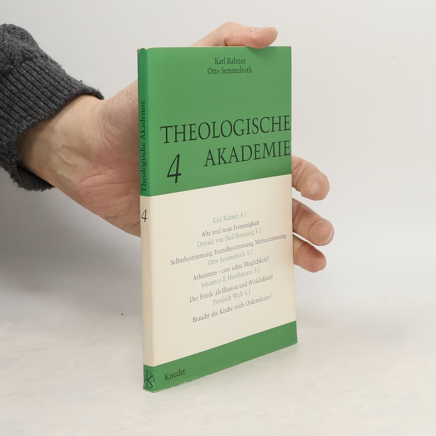Karl Rahner Theologische Akademie. Band 4