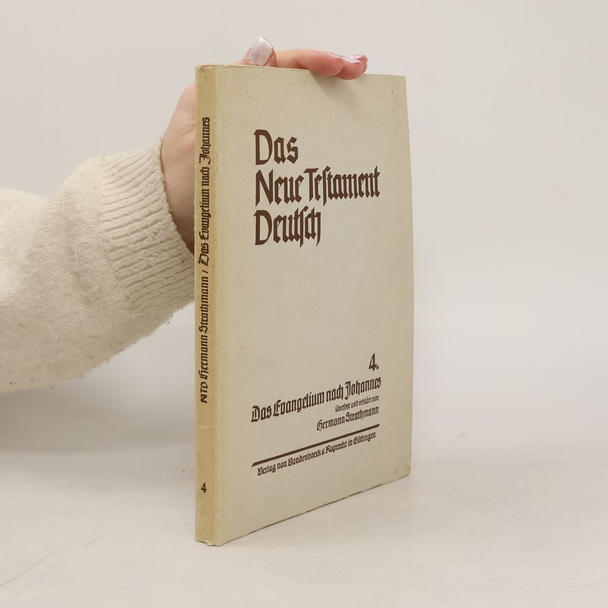 Hermann Strathmann Das Neue Testament Deutsch