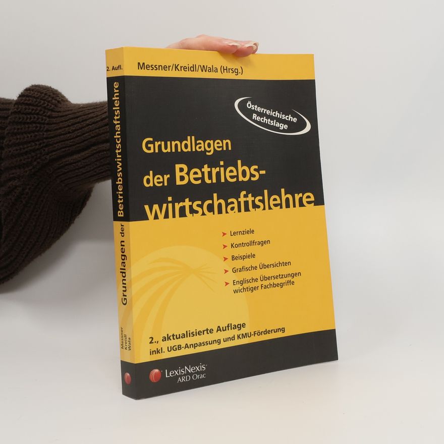 Stephanie Messner Grundlagen der Betriebswirtschaftslehre