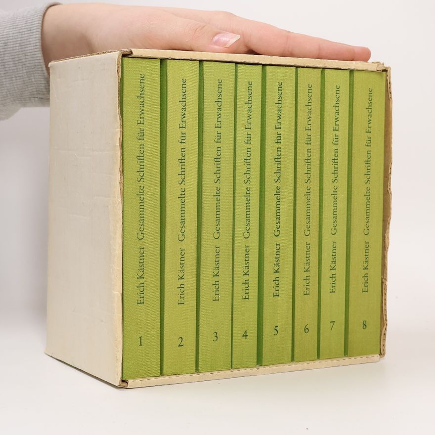 Erich Kästner Gesammelte Schriften für Erwachsene 1-8