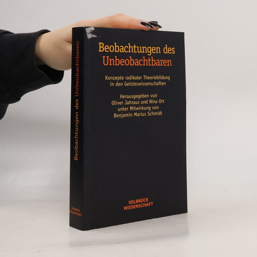 Benjamin Marius Schmidt Beobachtungen des Unbeobachtbaren