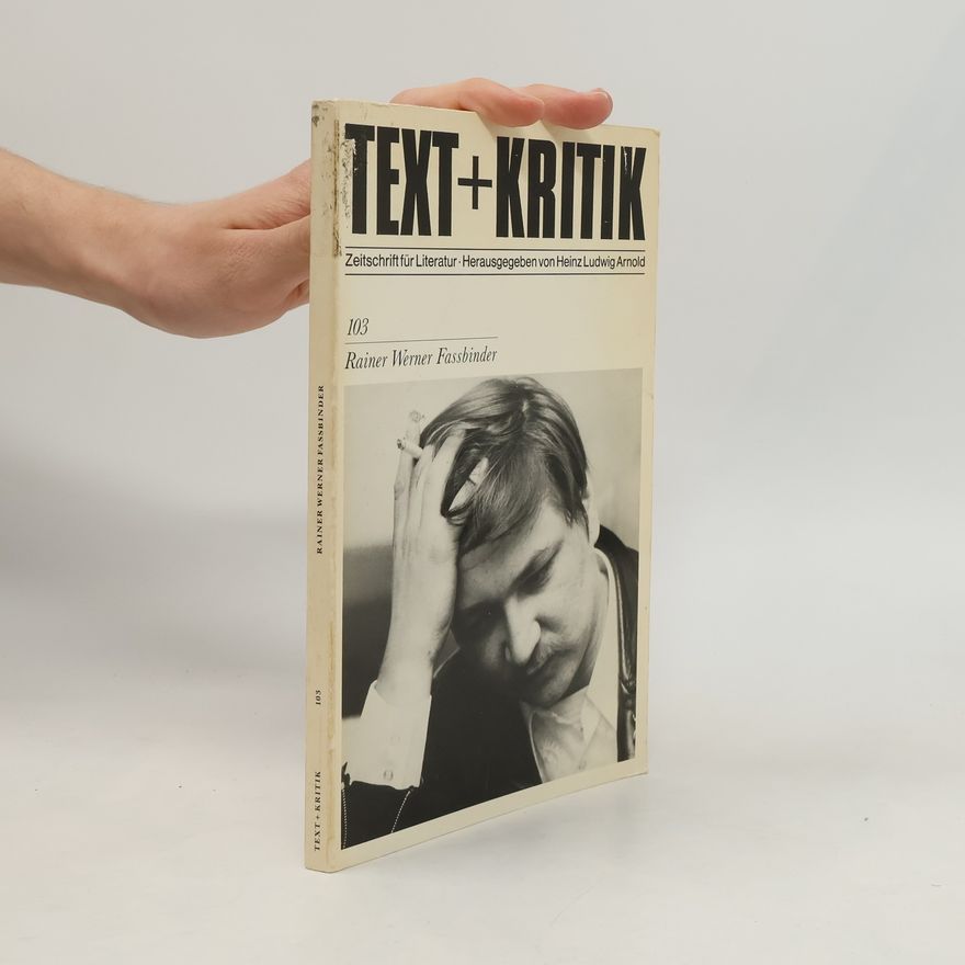 Collectif d'auteurs Rainer Werner Fassbinder