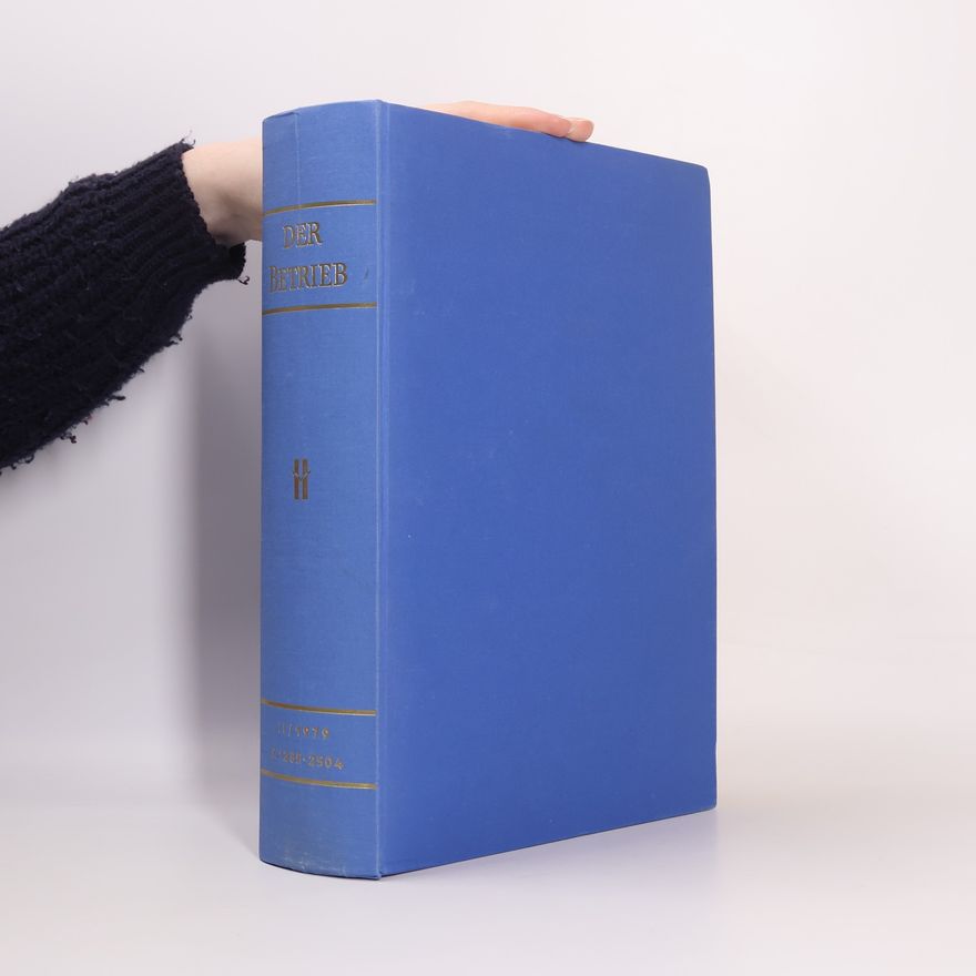 Collectif d'auteurs Der Betrieb. Inhaltsverzeichnis 1979
