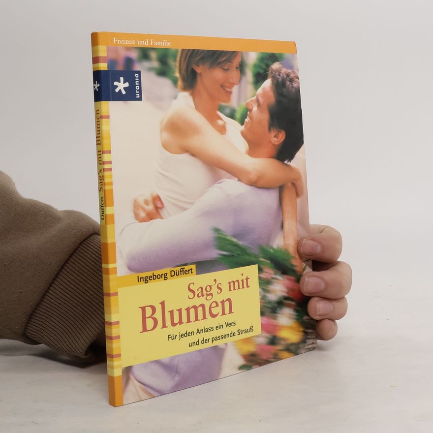 Ingeborg Düffert Sagś mit Blumen