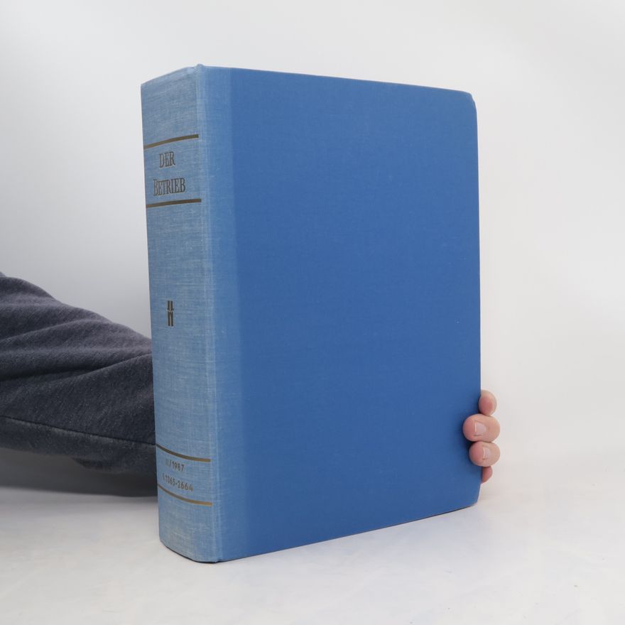 Autorenkollektiv Der Betrieb II/1987