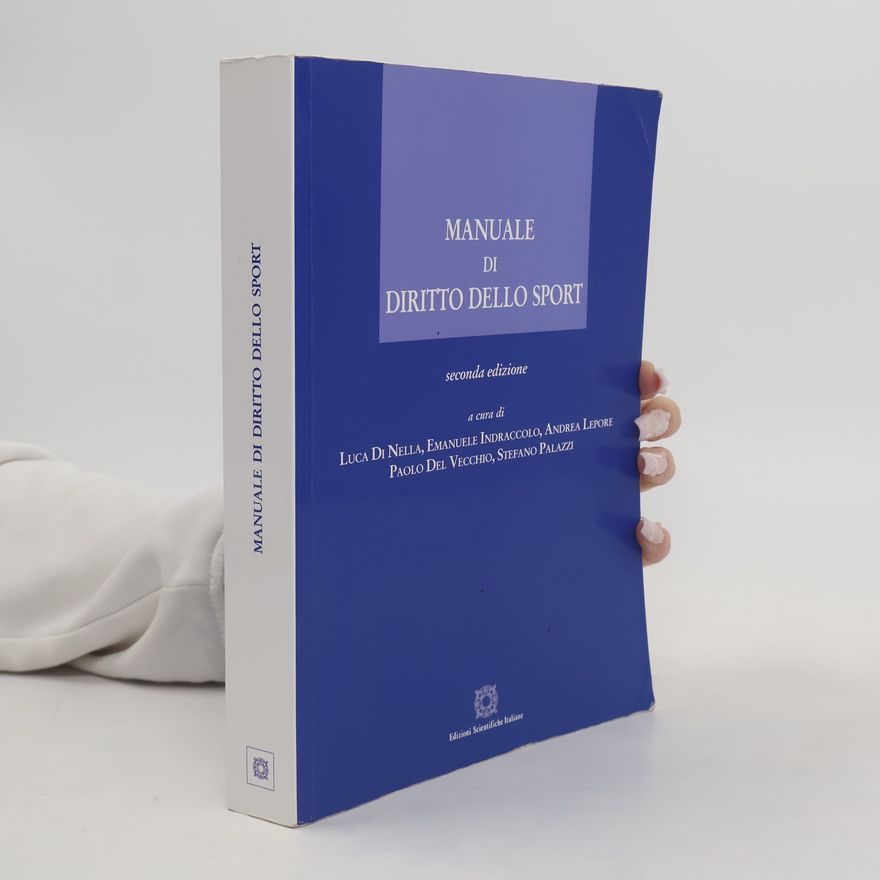 Paolo Del Vecchio Manuale di diritto dello sport