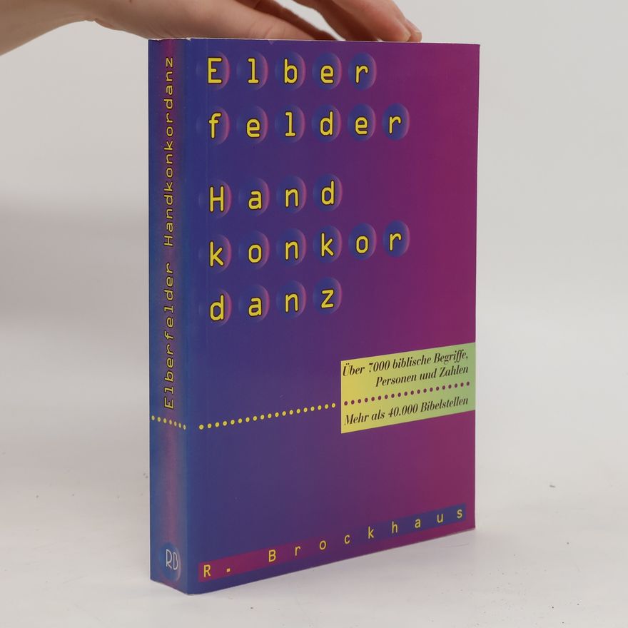 Autorenkollektiv Elberfelder Handkonkordanz zur Revidierten Elberfelder Bibel