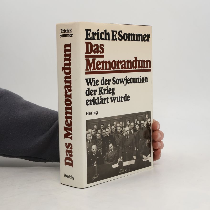 Erich Franz Sommer Das Memorandum