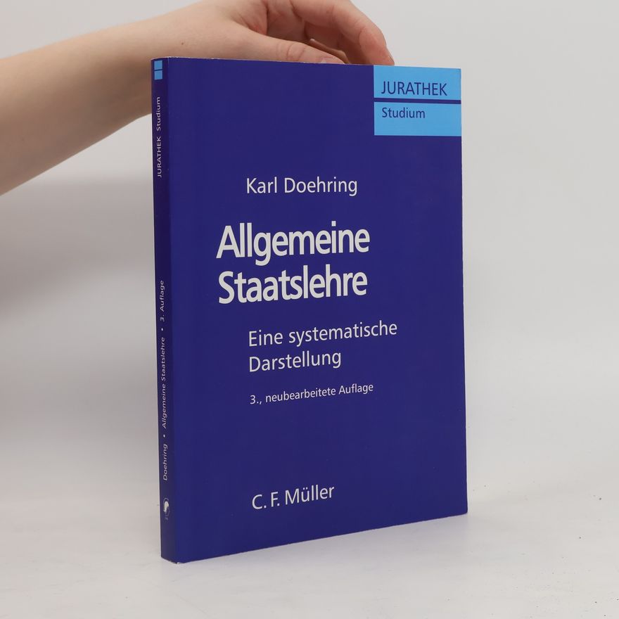 Karl Doehring Jurathek Studium: Allgemeine Staatslehre