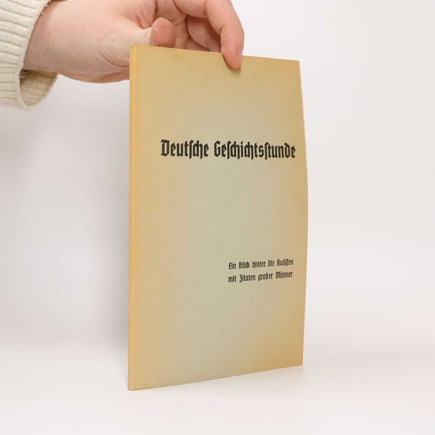 Auteurscollectief Deutsche Geschichtsstunde