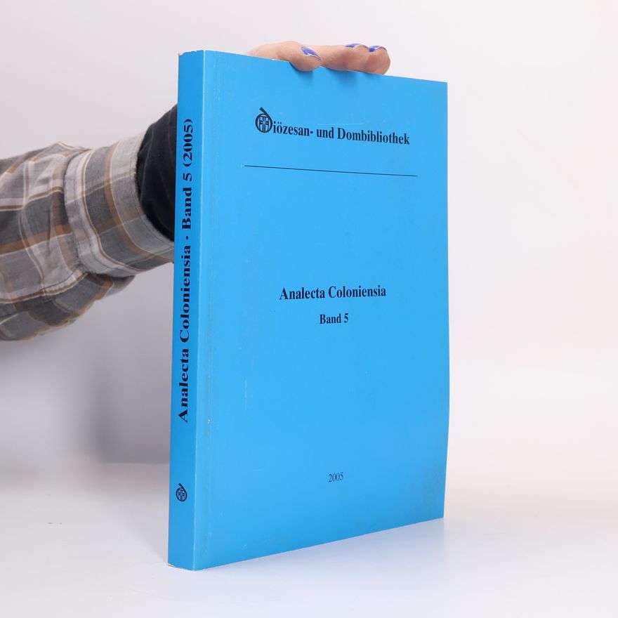 Various authors Analecta Coloniensia. Band 5