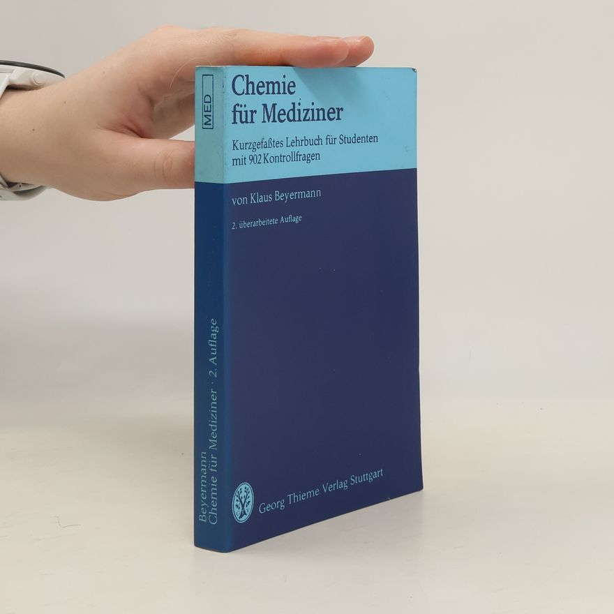 Klaus Beyermann Chemie für Mediziner