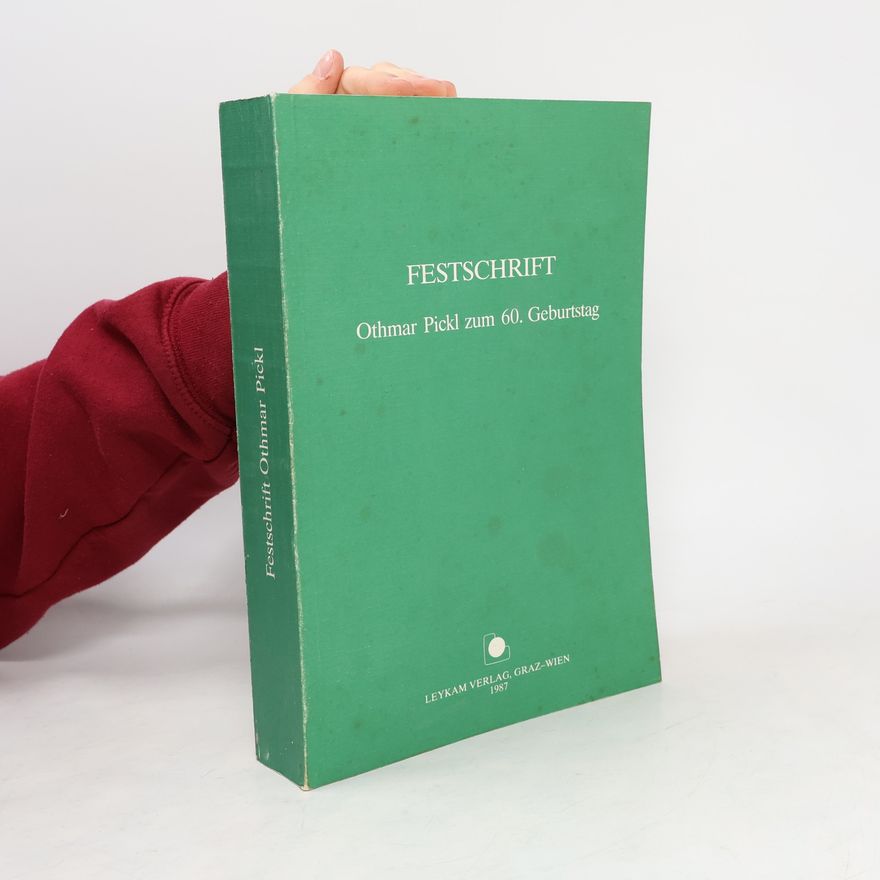 Anna Caballé Festschrift Othmar Pickl zum 60. Geburtstag
