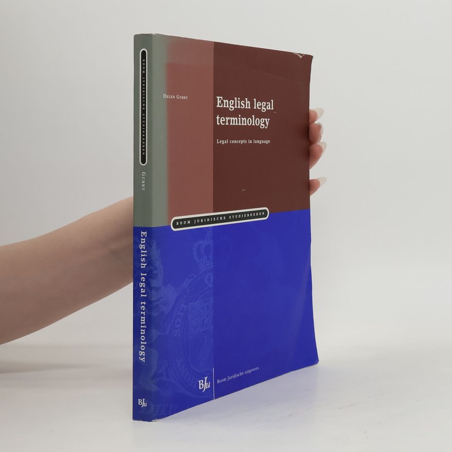 Helen Gubby English Legal Terminology