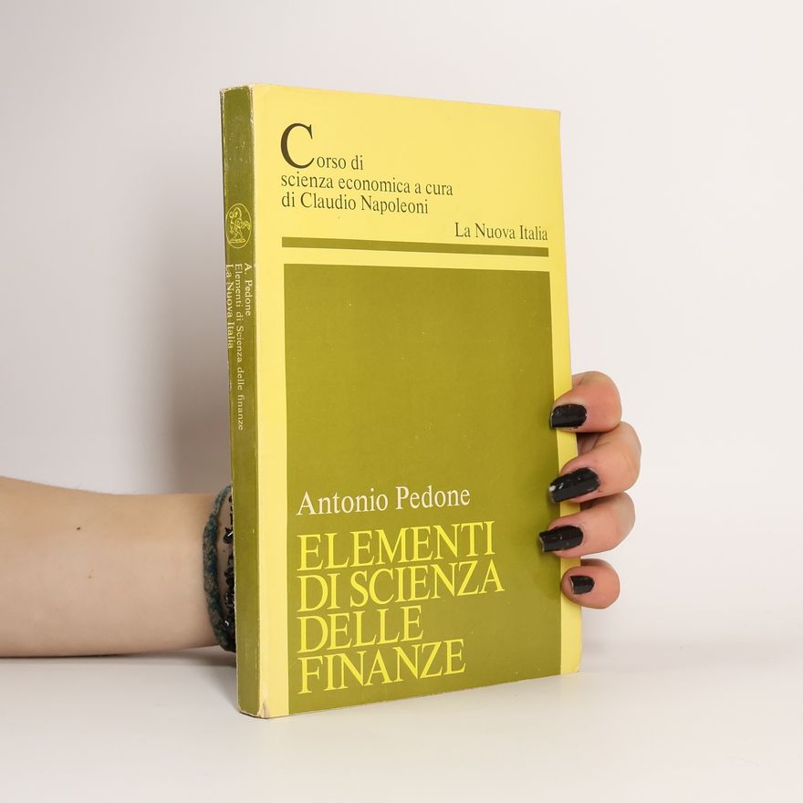 Antonio Pedone Elementi di Scienza delle finanze