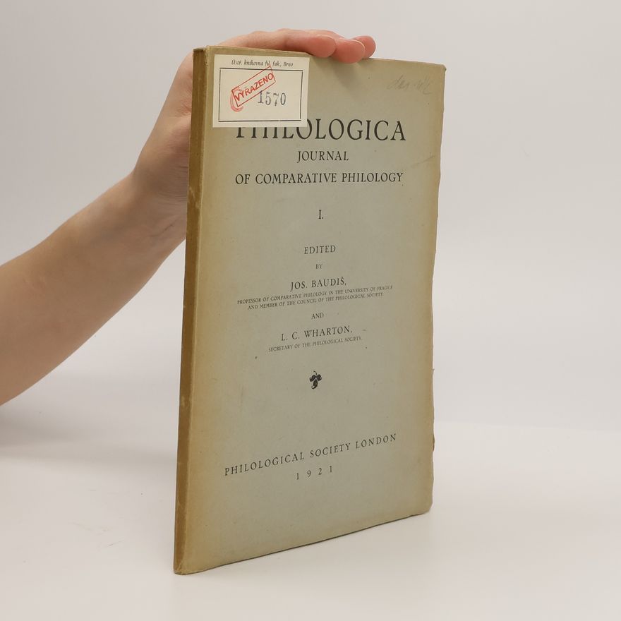 L. C. Wharton Philologica. Journal of Comparative Philology. I.