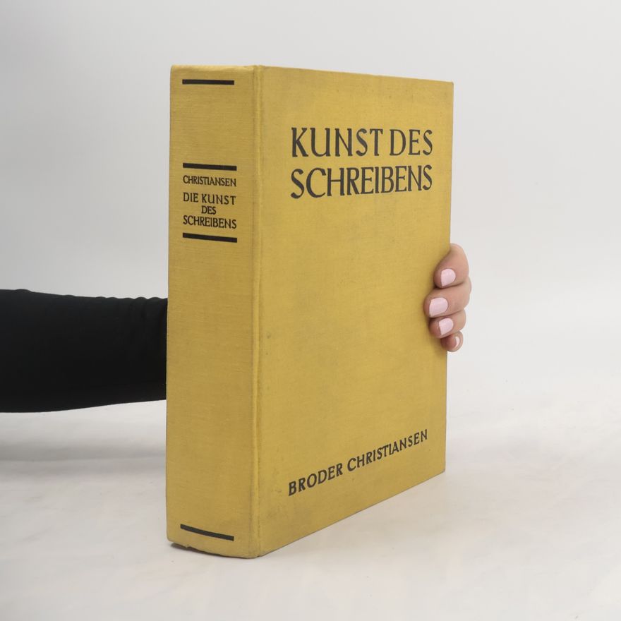 Broder Christiansen Kunst des Schreibens