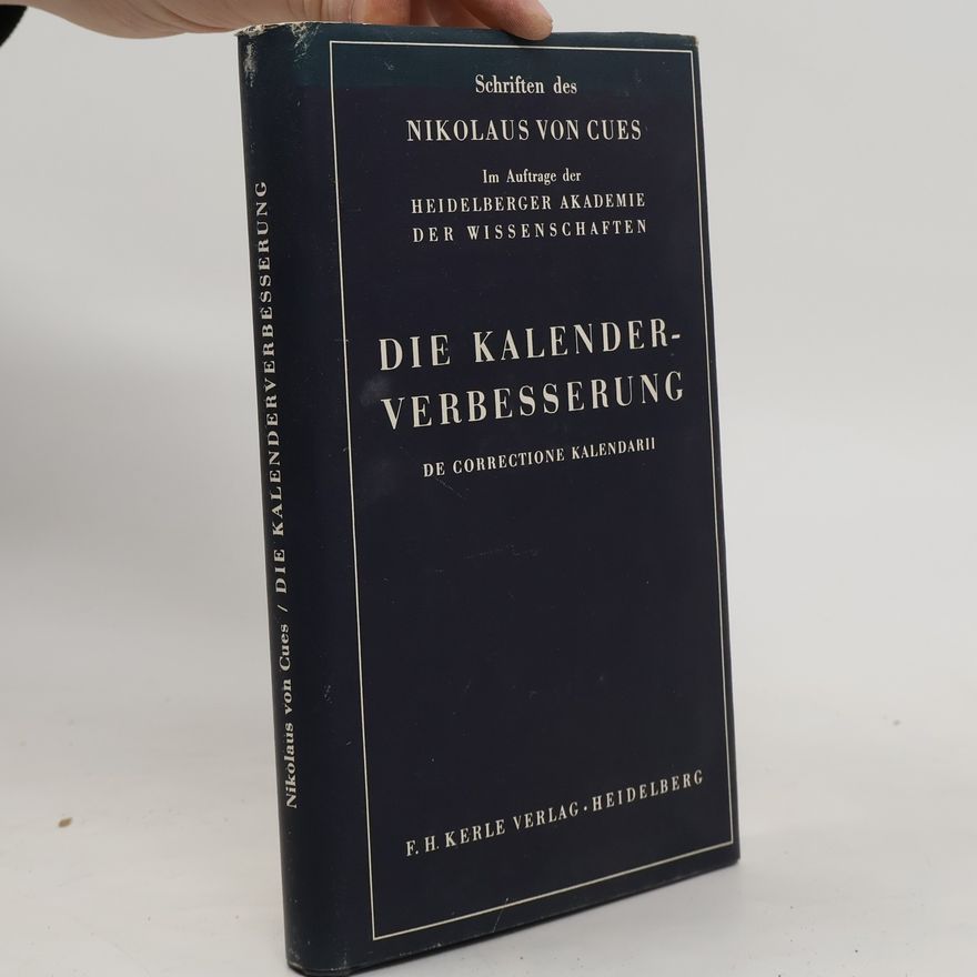 Nikolaus von Cues Die Kalenderverbesserung
