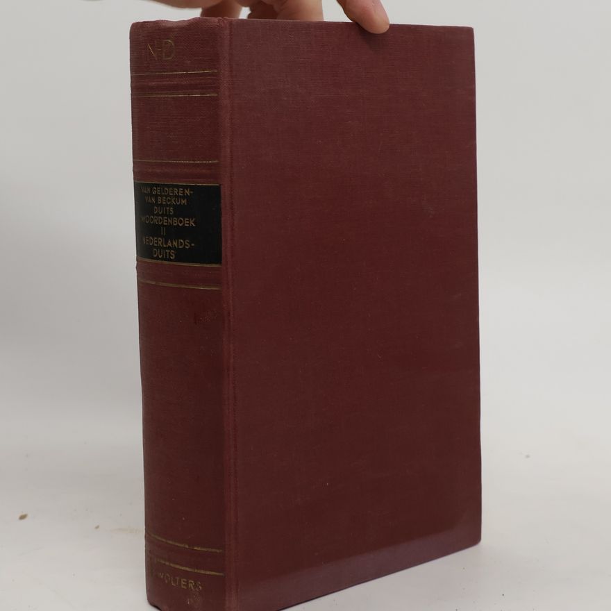 J.H. Van Beckum Van Gelderen Duits Woordenboek
