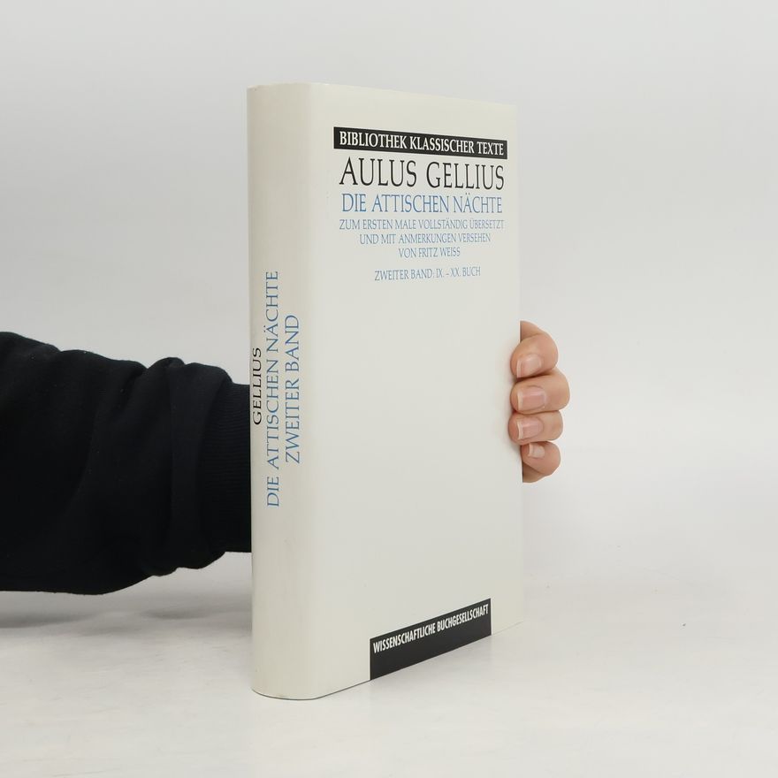 Aulus Gellius Die attischen Nächte 2