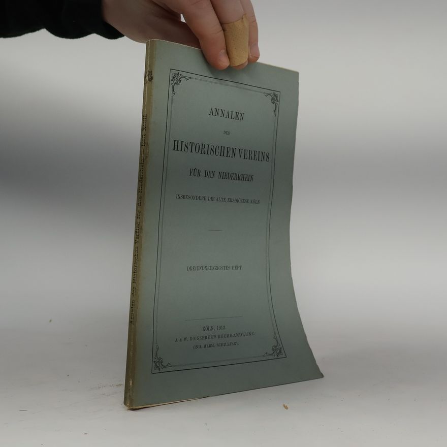 Collectif d'auteurs Annalen des Historischen Vereins für den Niederrhein