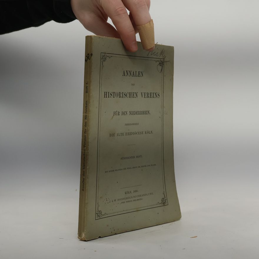 Collectif d'auteurs Annalen des Historischen Vereins für den Niederrhein