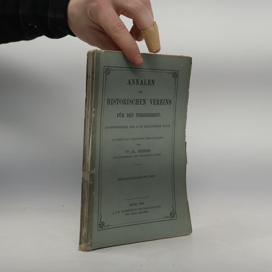 Collectif d'auteurs Annalen des Historischen Vereins für den Niederrhein