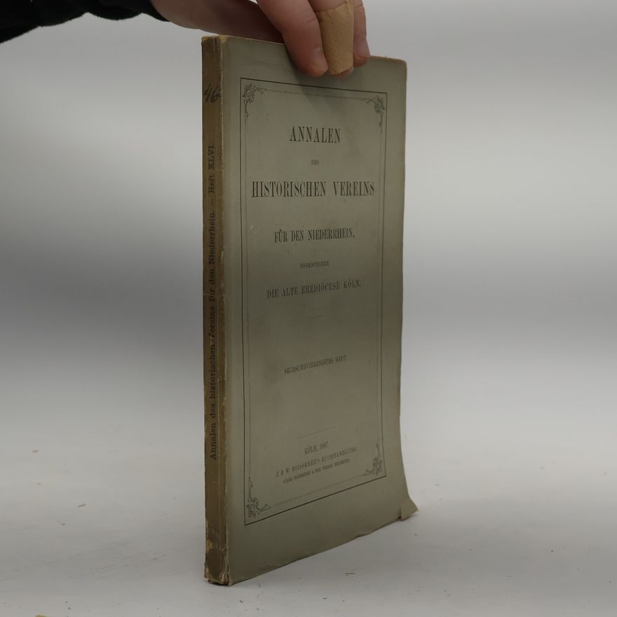Autorenkollektiv Annalen des Historischen Vereins für den Niederrhein