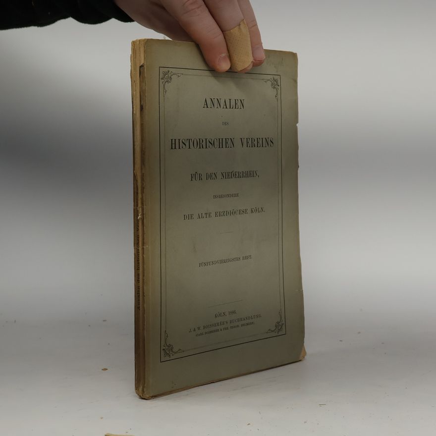 Collectif d'auteurs Annalen des Historischen Vereins für den Niederrhein