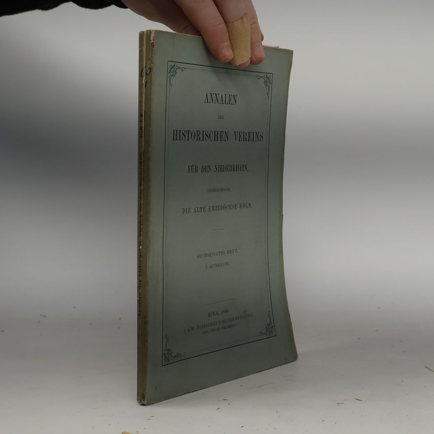 Collectif d'auteurs Annalen des historischen Vereins für den Niederrhein