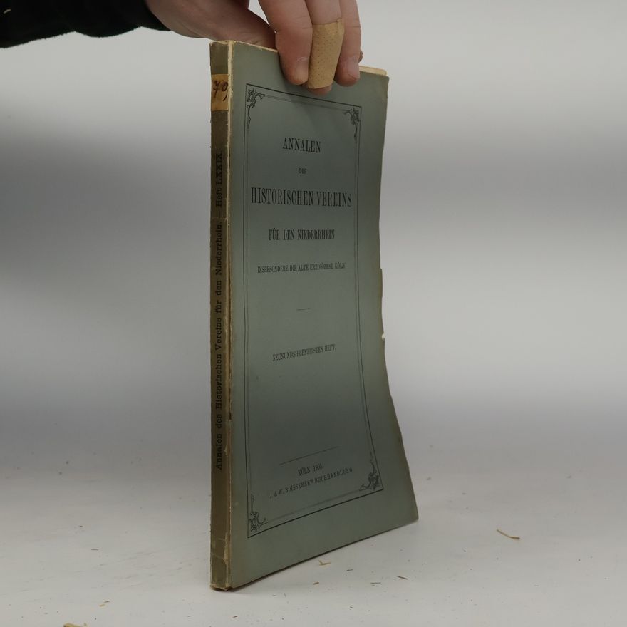Collectif d'auteurs Annalen des Historischen Vereins für den Niederrhein