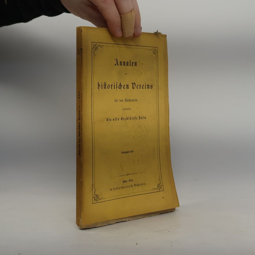 Collectif d'auteurs Annalen des Historischen Vereins für den Niederrhein 13