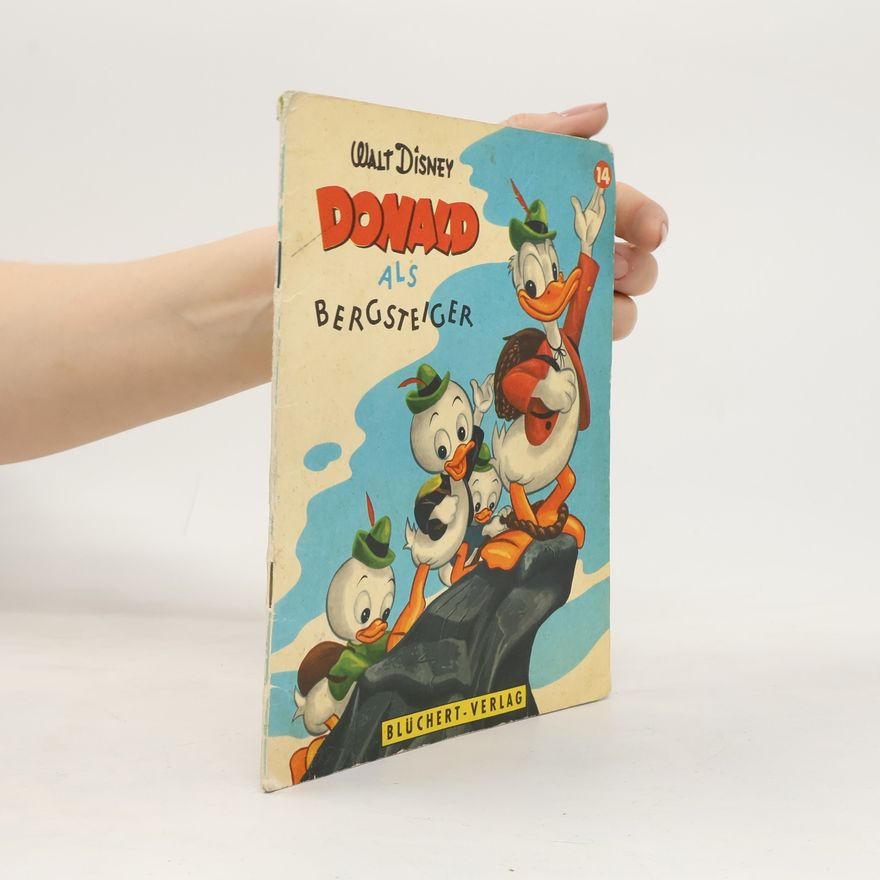 Walt Disney Donald als Bergsteiger