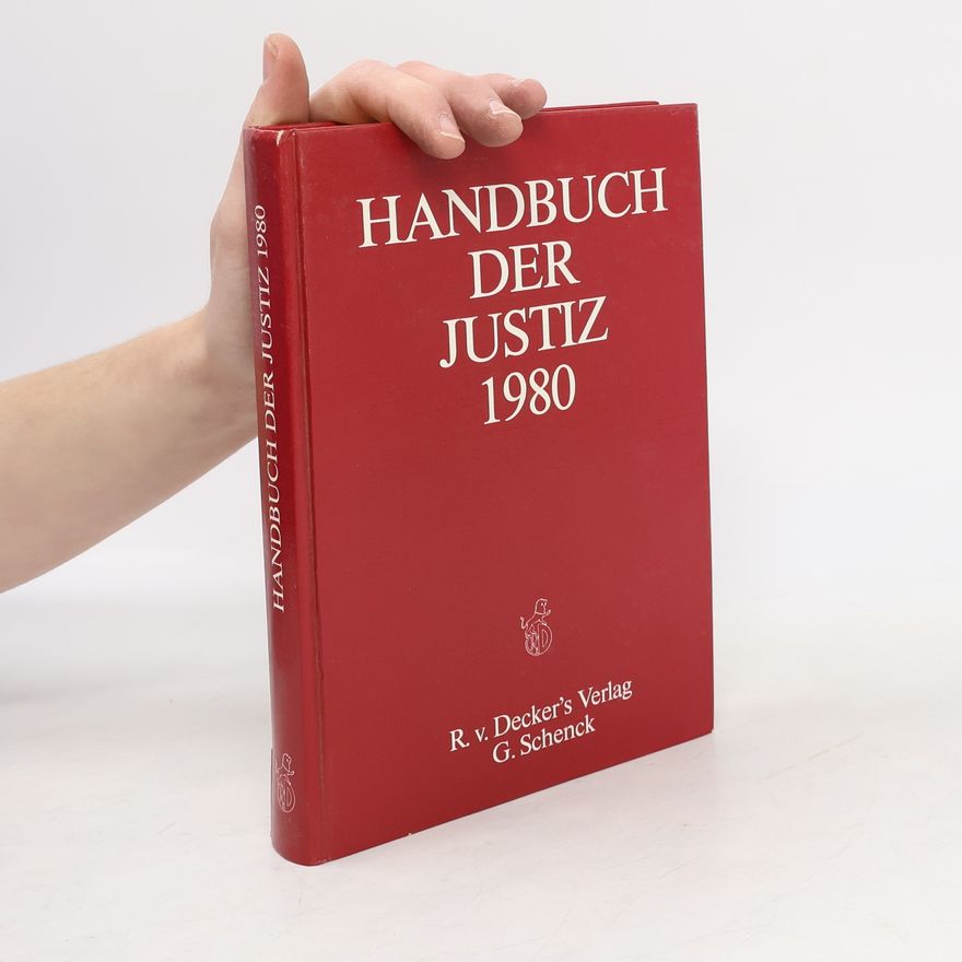 G. Schenck Handbuch der Justiz 1980