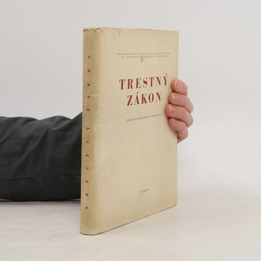 Various authors Trestný zákon