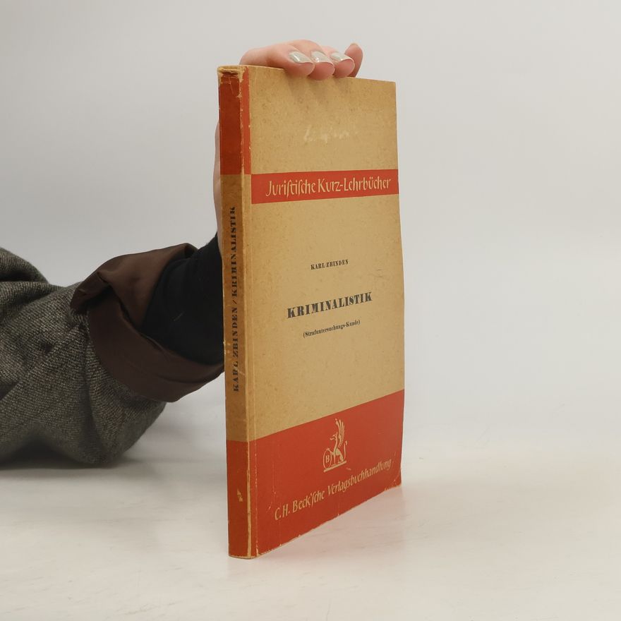 Karl Zbinden Kriminalistik