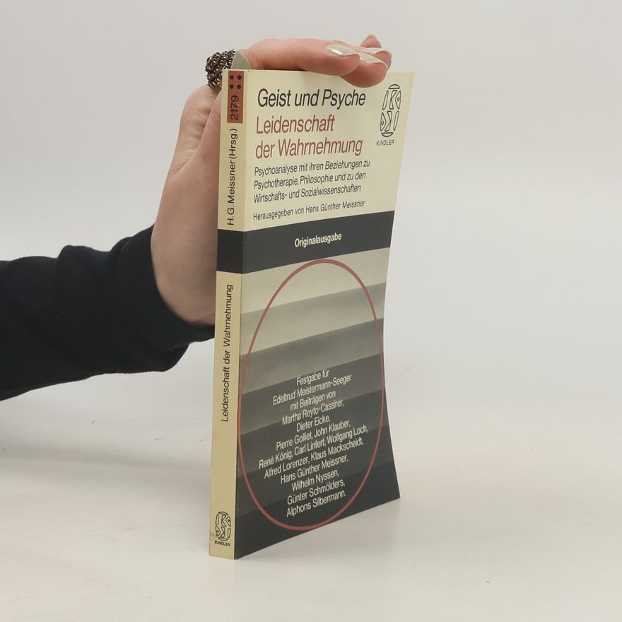 Martha Reyto-Cassirer Leidenschaft der Wahrnehmung