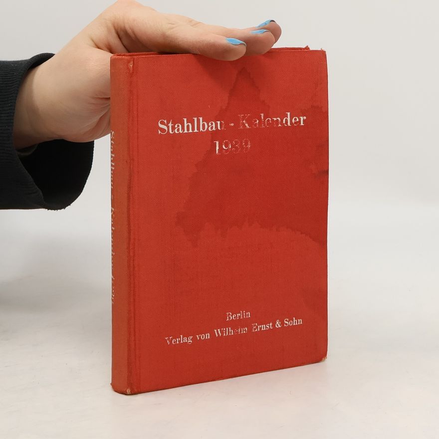 Autorenkollektiv Stahlbau-Kalender 1939