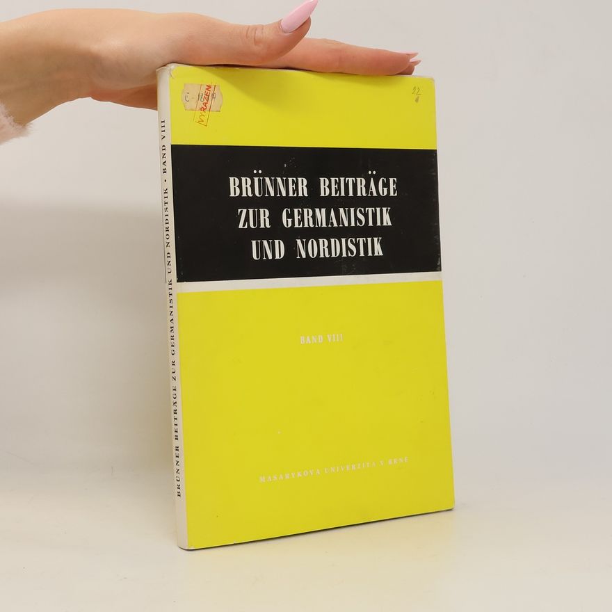 Kolektiv autorů Brünner Beiträge zur Germanistik und Nordistik