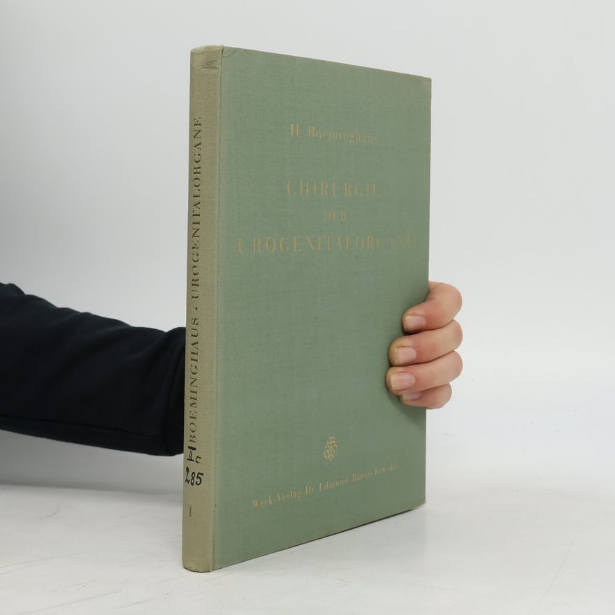 H. Boeminghaus Chirurgie der Urogenitalorgane 1
