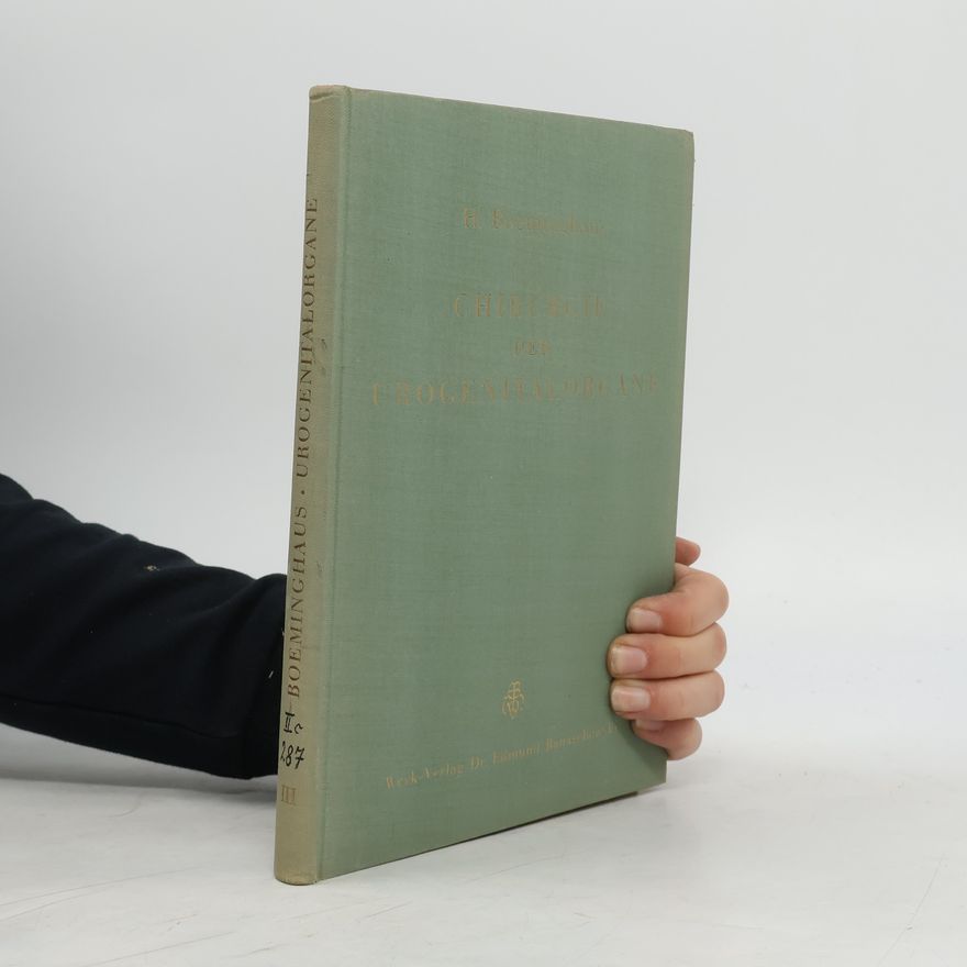 H. Boeminghaus Chirurgie der Urogenitalorgane 3